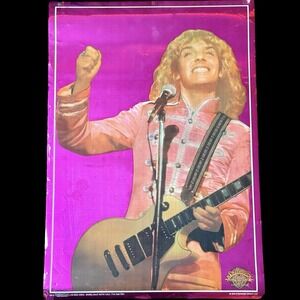 1978 Peter Frampton Billy Shears Pink Mylar Poster Sgt Pepper's Lonely Hearts